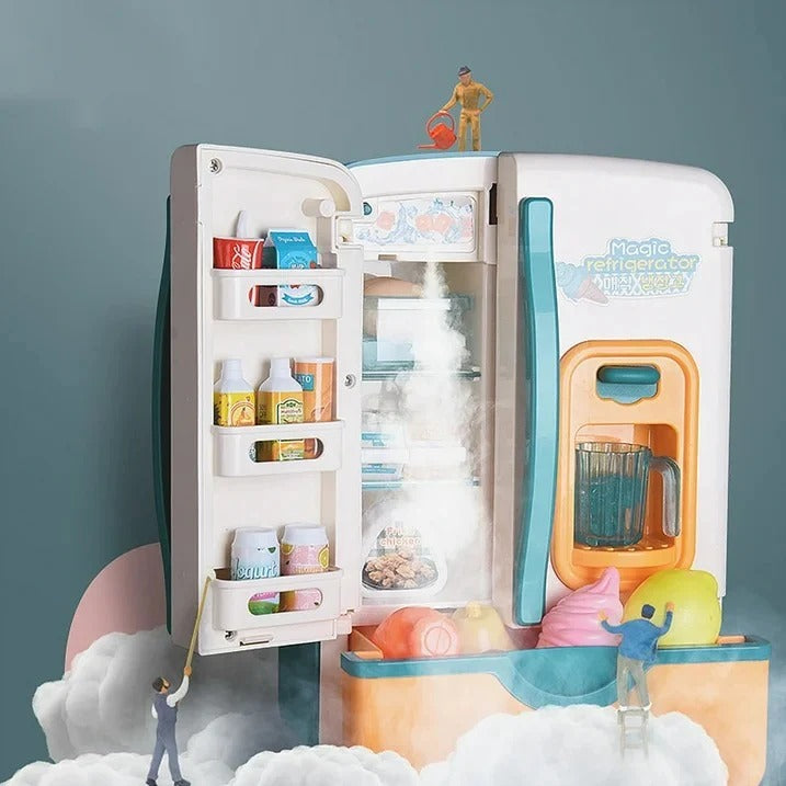 Kids Interactive Play Fridge Set (39 Pcs)