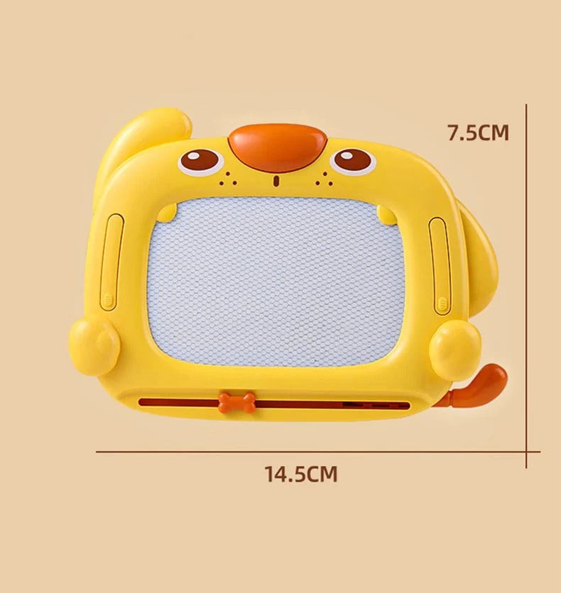 Puppy Drawing Slate & Magnetic Number Color Maze Game