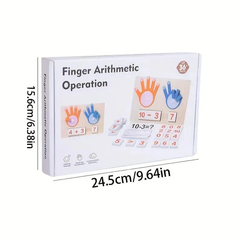 Finger Arithmetic Operation Wooden Math Kit