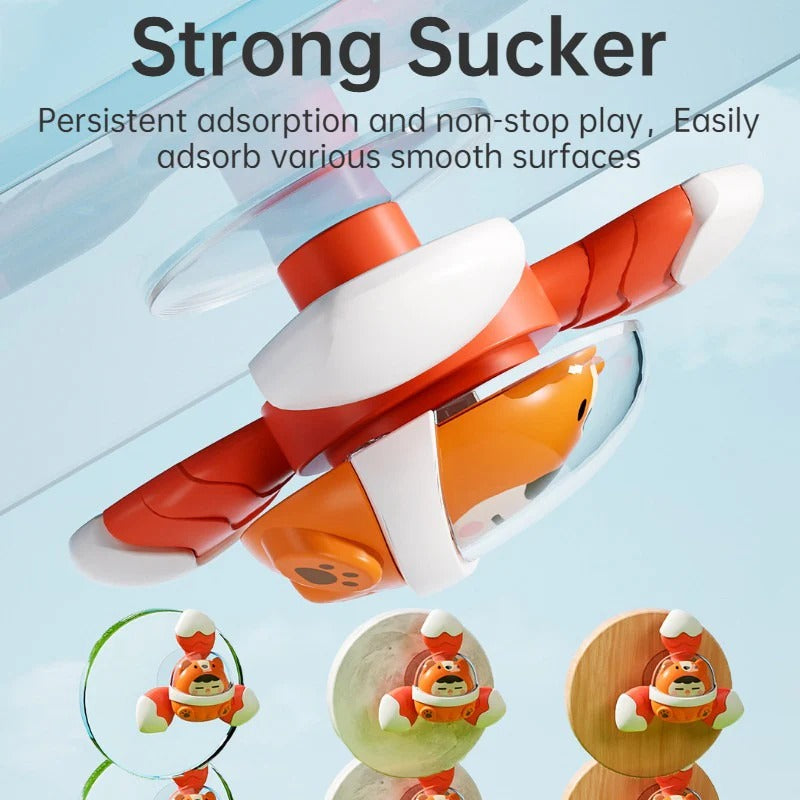 Space-Themed Spinning Toy Set