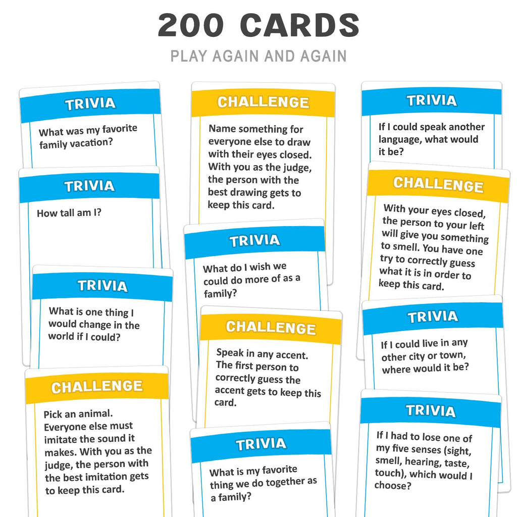 Do You Really know your Family ? Family board game
