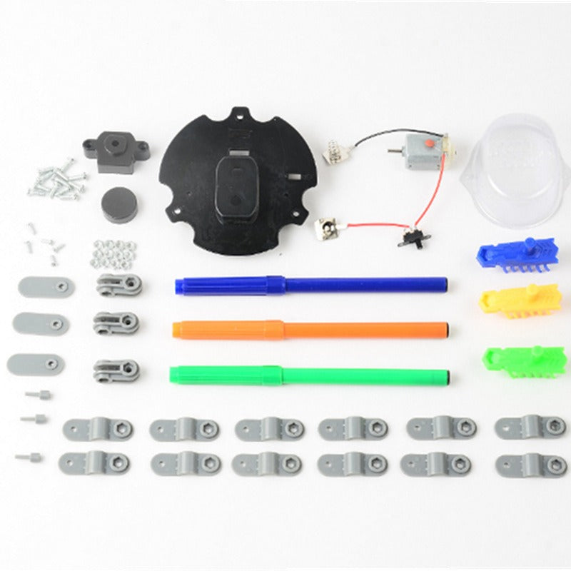 3-in-1 DIY Auto Graffiti Doodling Robot Kit
