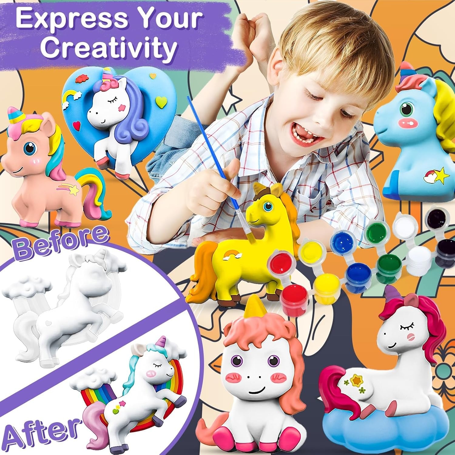 DIY 3D Mould and Paint Kit for Kids