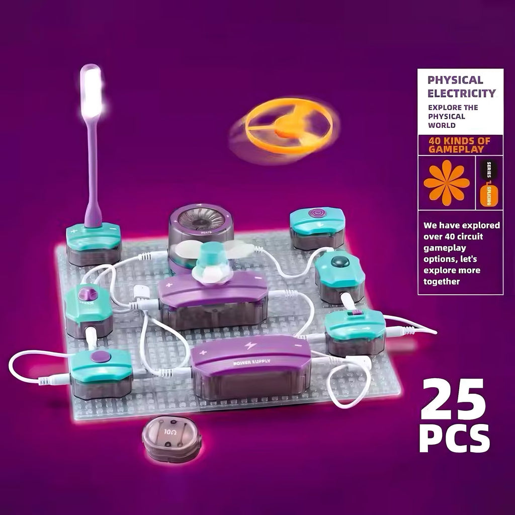 Electron Blocks Circuit Kit – 25-Piece STEM Learning Set