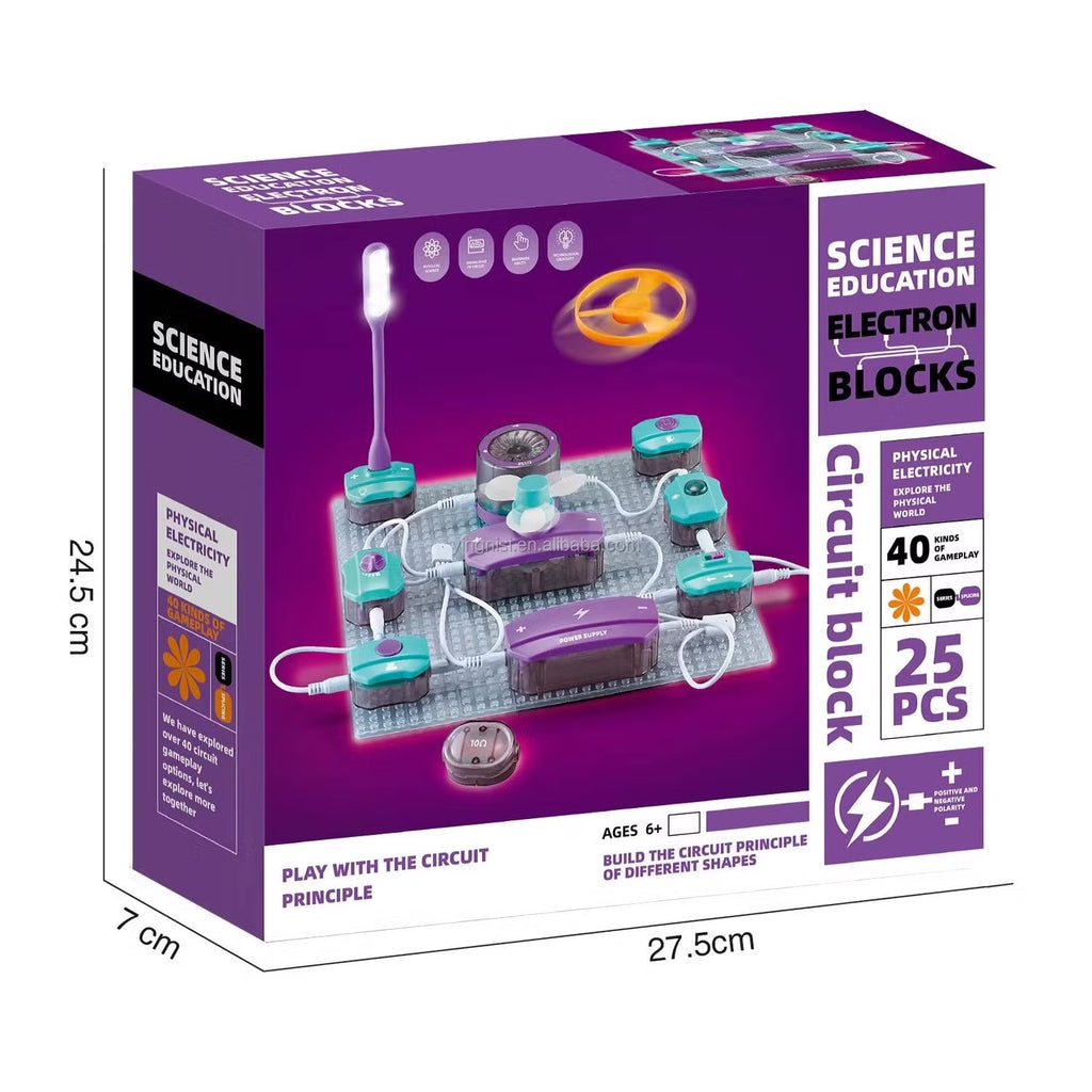 Electron Blocks Circuit Kit – 25-Piece STEM Learning Set