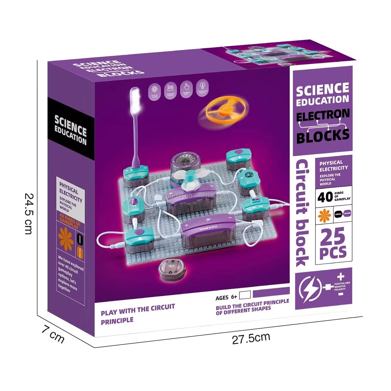 Electron Blocks Circuit Kit – 25-Piece STEM Learning Set