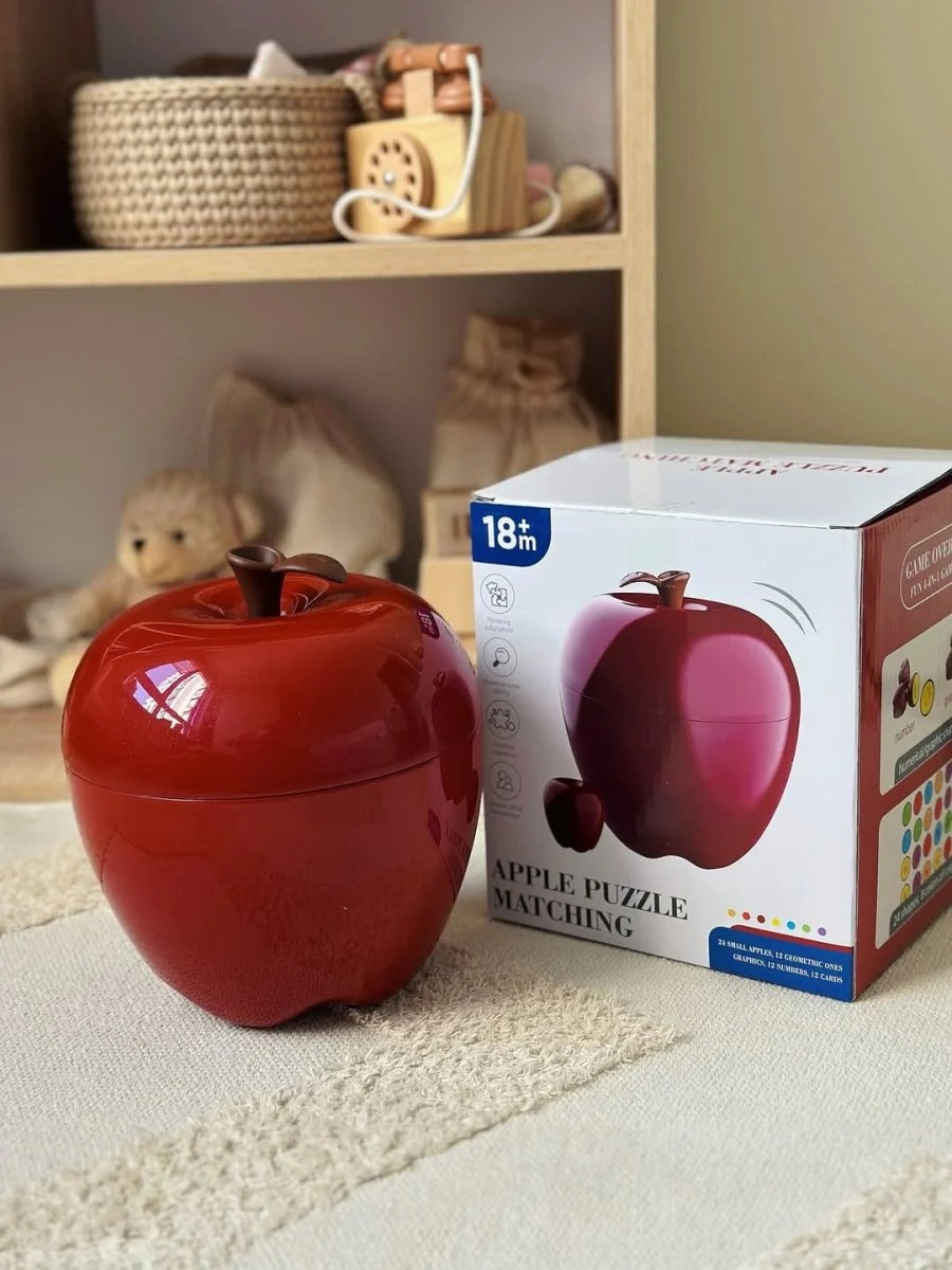 Apple Smart Eggs – Montessori Matching & Learning Toy