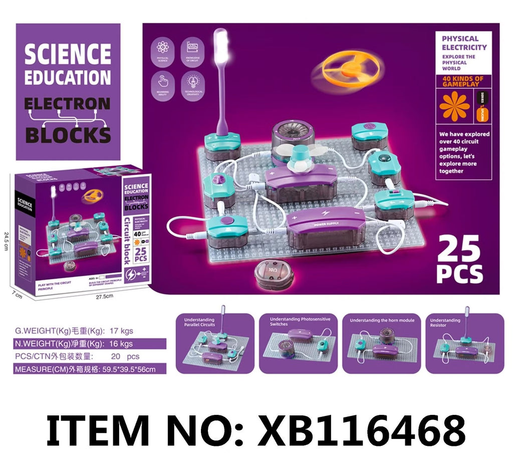 Electron Blocks Circuit Kit – 25-Piece STEM Learning Set
