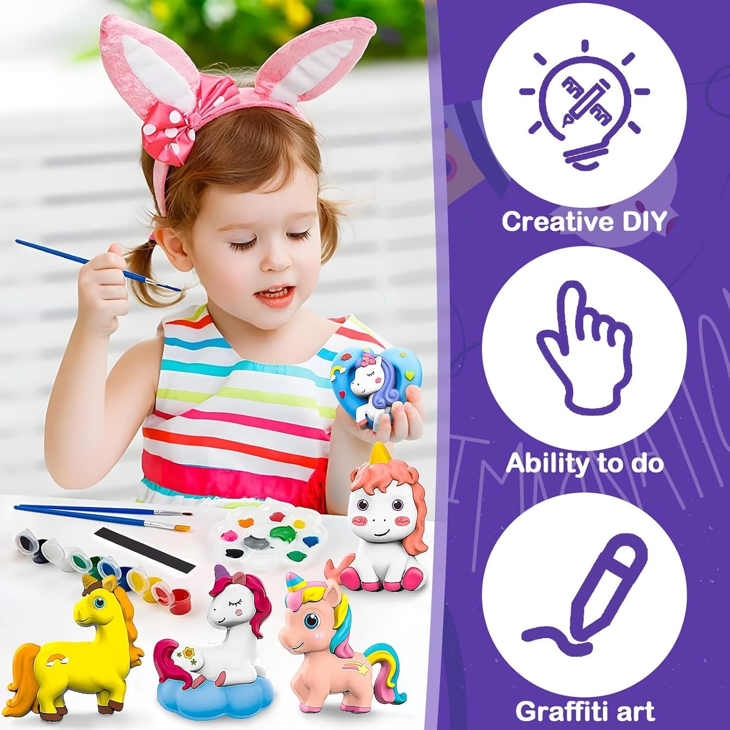 DIY 3D Mould and Paint Kit for Kids
