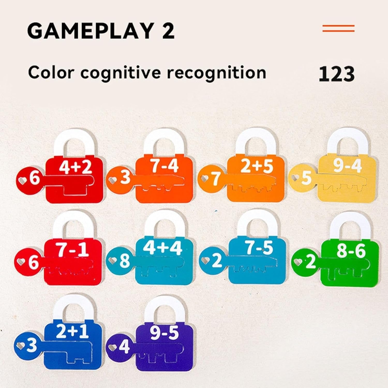 Educational Key & Lock Set