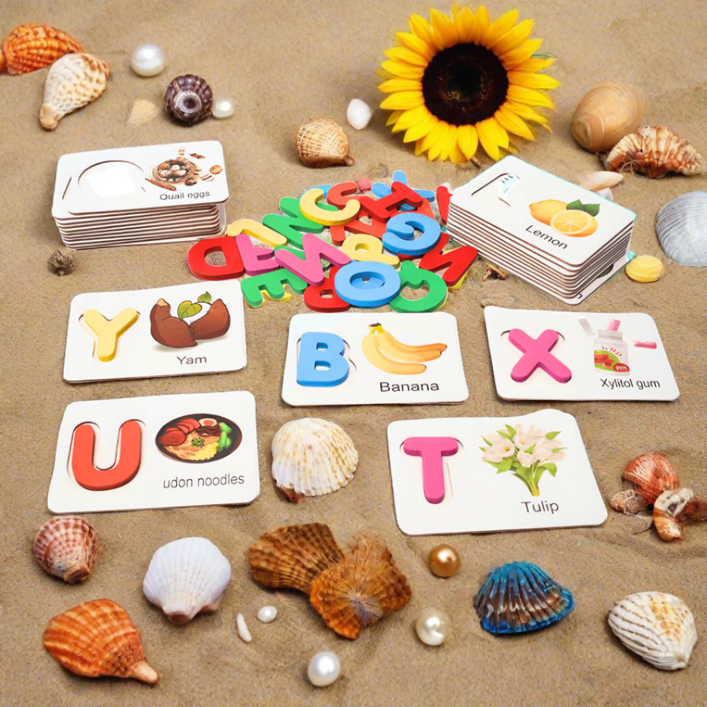 2-in-1 English Letter Identification Card – Learn Letters the Fun Way!