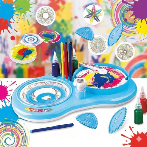 Spiral Art Drawing Kit for Kids (37 Pieces)