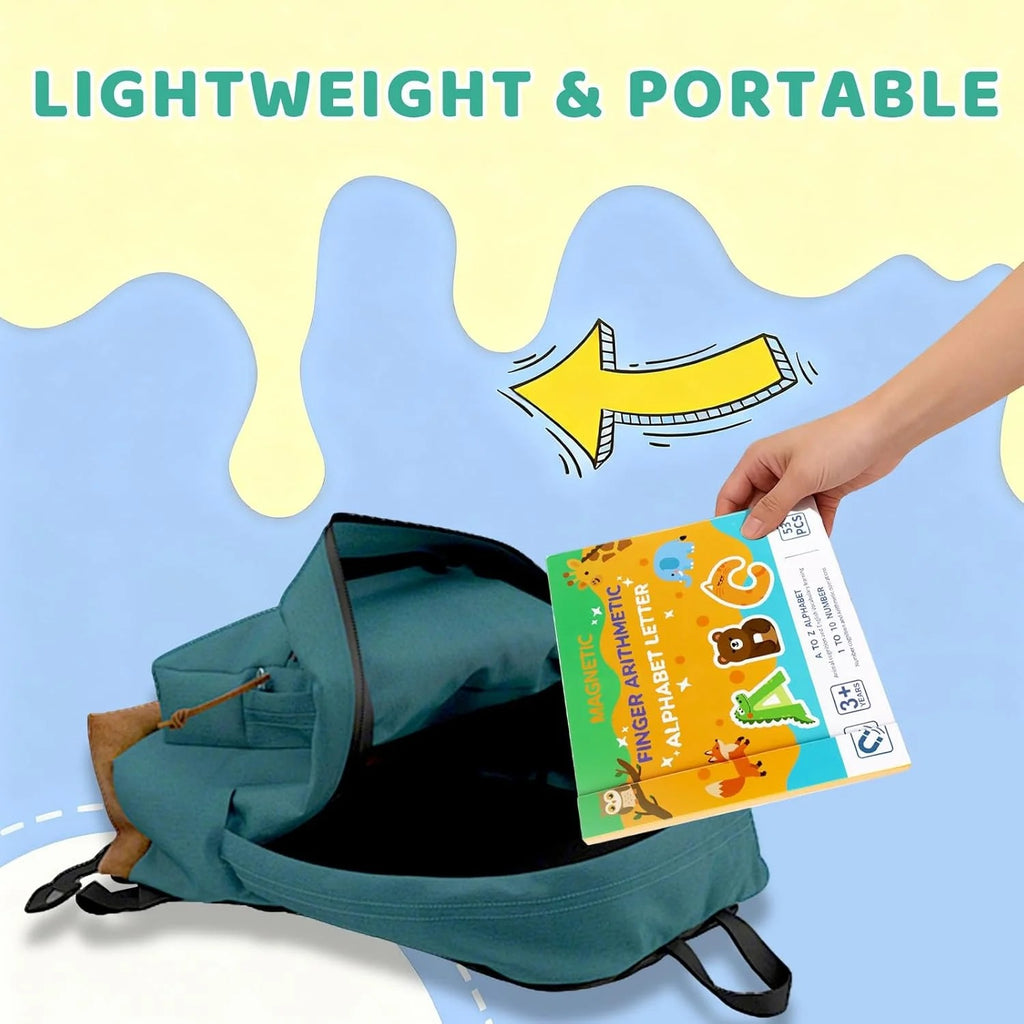 Study 2-in-1 Letter & Number Magnetic Board Book