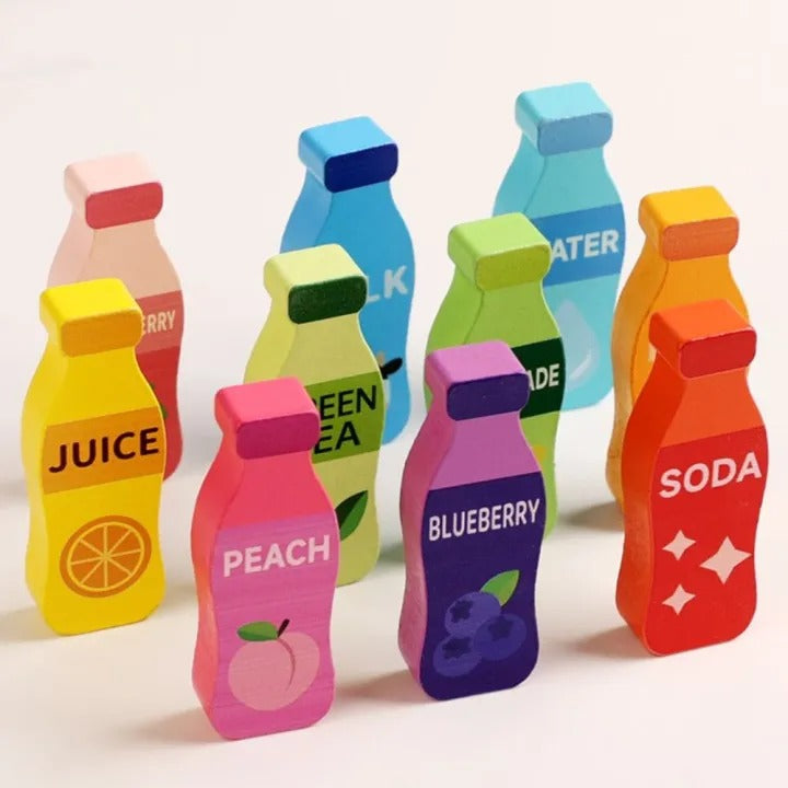 Wooden Cup Matching Game – Color Sorting & Memory Learning Toy