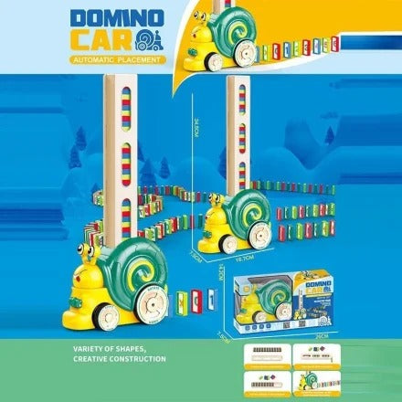 Domino Laying Snail Train
