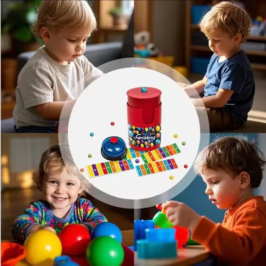 Fast Bead Grabbing Bingo 2-Player Activity Game