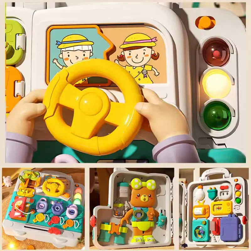 Multi-activity Sensory Light and Sound Busy Board