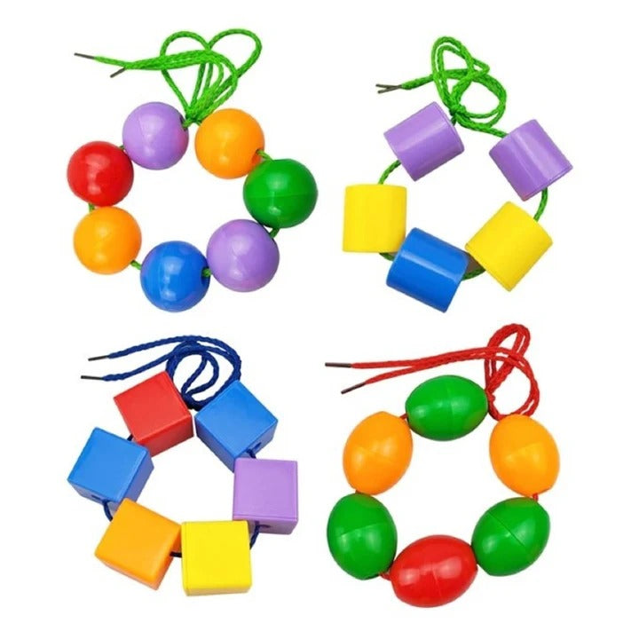 Creative Colorful Threading Beads