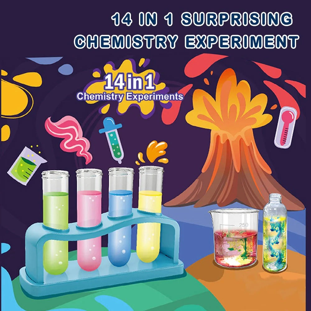 STEM Chemistry Experiment Kit – 14-in-1 Science Lab Set