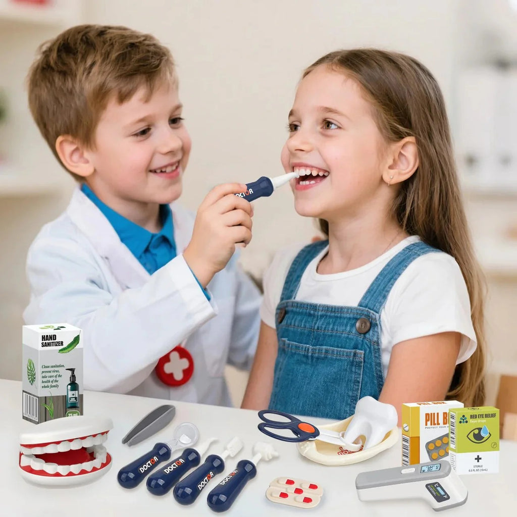 Realistic Medical Trolley Playset