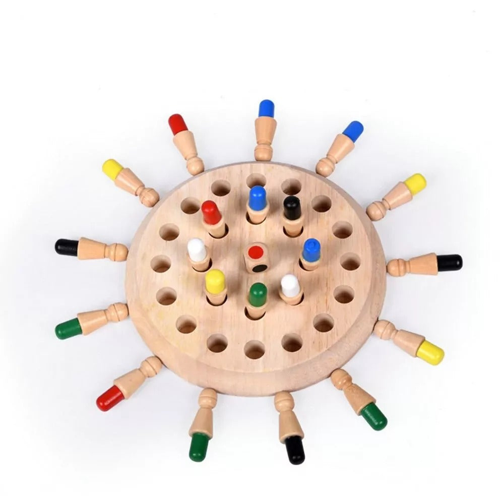 Wooden Memory Match Stick Game