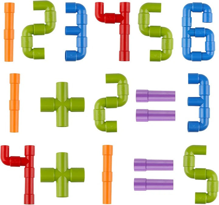 Creative Pipe Puzzle Building Blocks Set