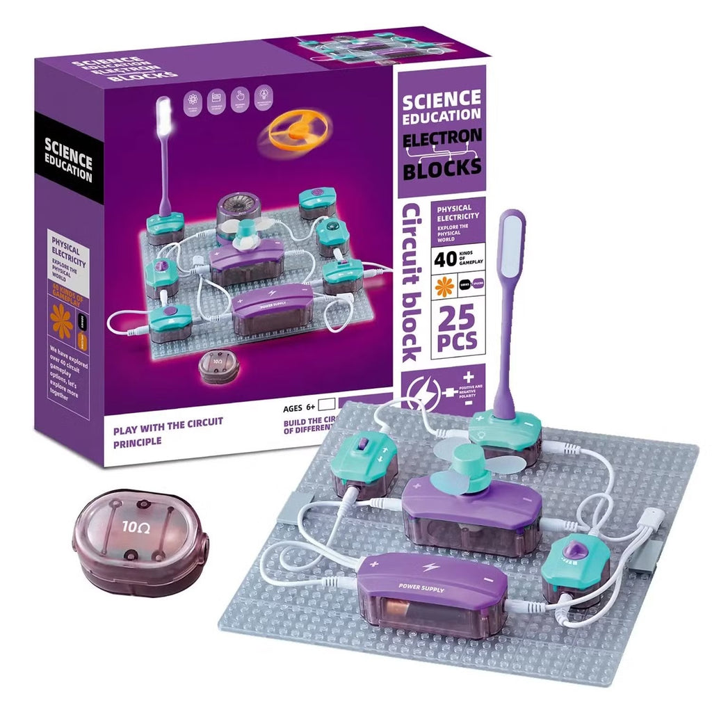 Electron Blocks Circuit Kit – 25-Piece STEM Learning Set