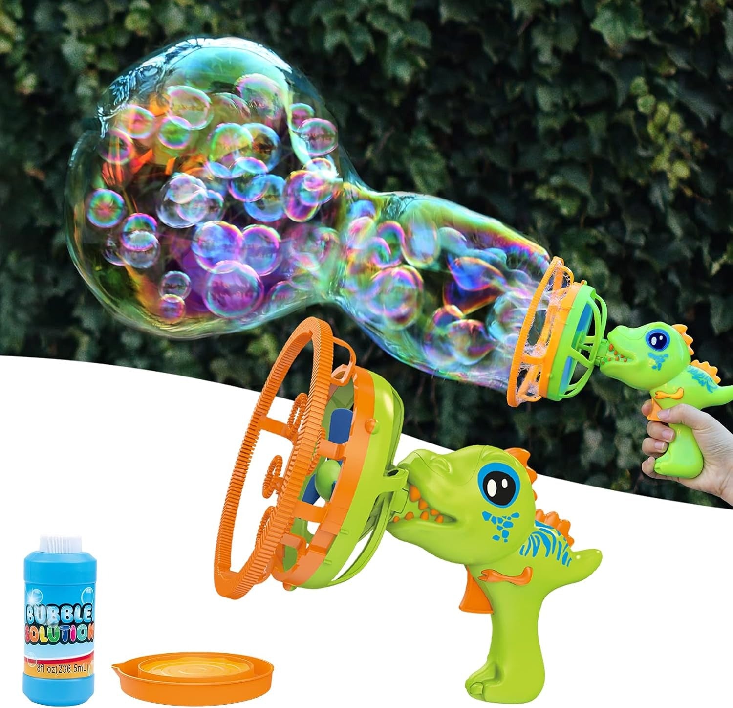 Dinosaur Bubble Gun Machine