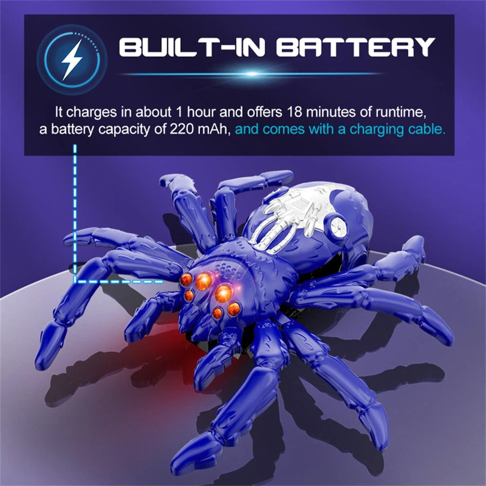 Spider Model Stunt Wall Climbing Spider Toy