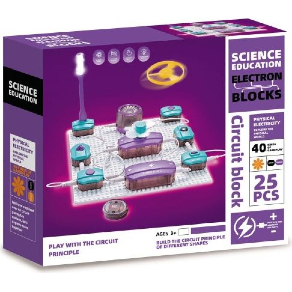 Electron Blocks Circuit Kit – 25-Piece STEM Learning Set