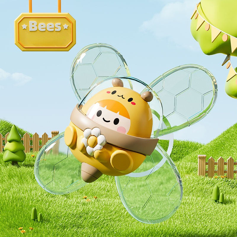 Space-Themed Spinning Toy Set