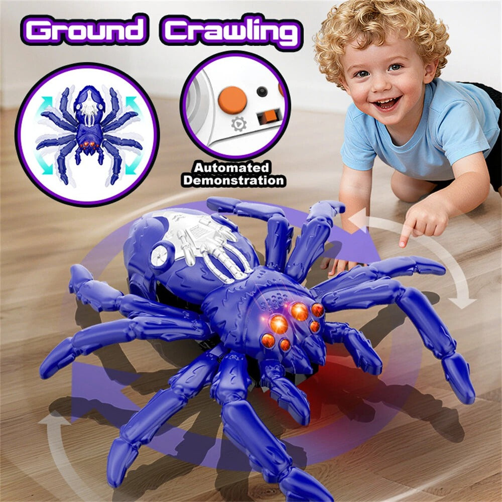 Spider Model Stunt Wall Climbing Spider Toy