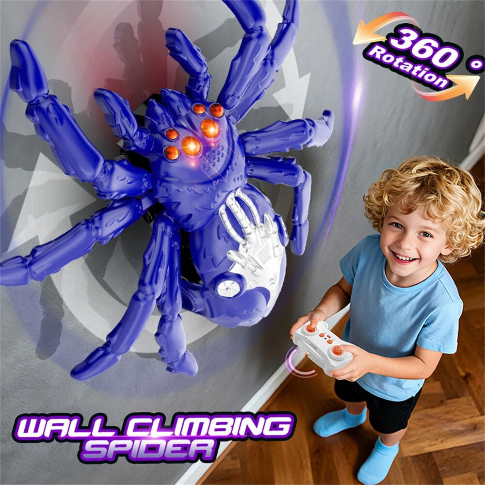 Spider Model Stunt Wall Climbing Spider Toy