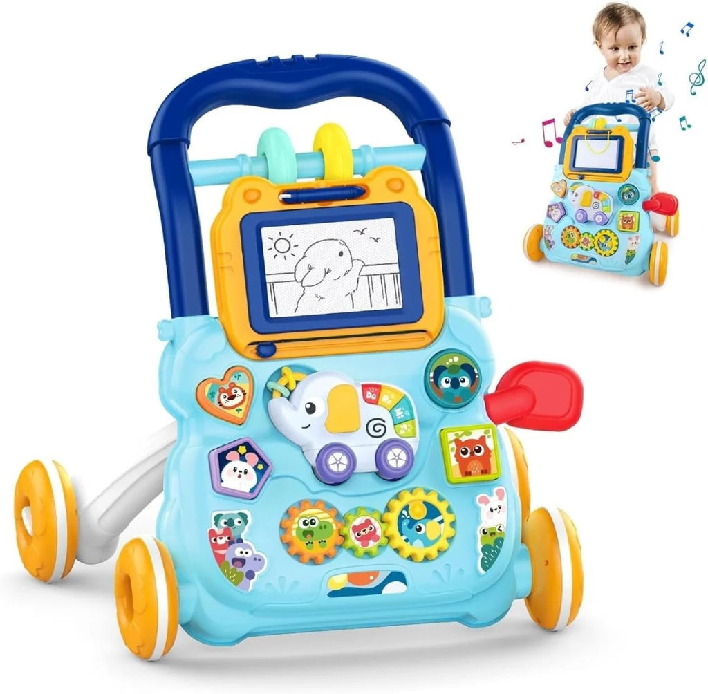 Musical Baby Push Walker with Adjustable Speed
