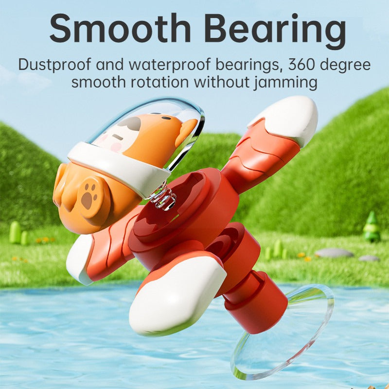 Space-Themed Spinning Toy Set