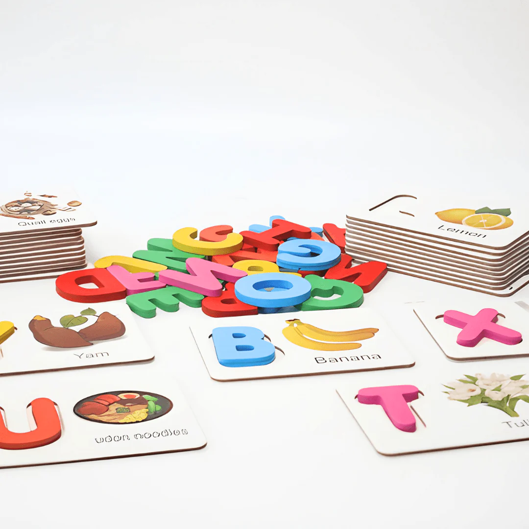 2-in-1 English Letter Identification Card – Learn Letters the Fun Way!