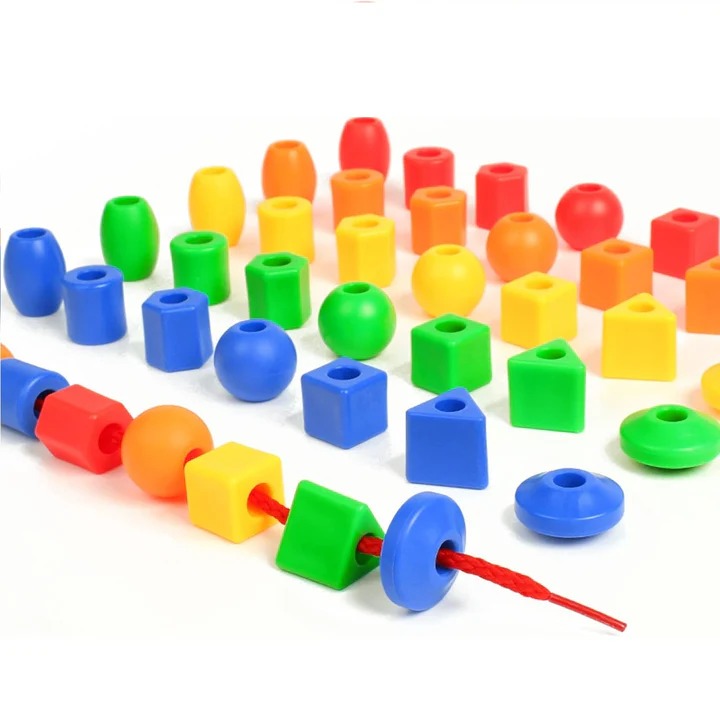 Creative Colorful Threading Beads