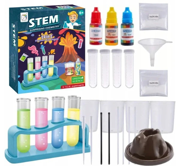STEM Chemistry Experiment Kit – 14-in-1 Science Lab Set