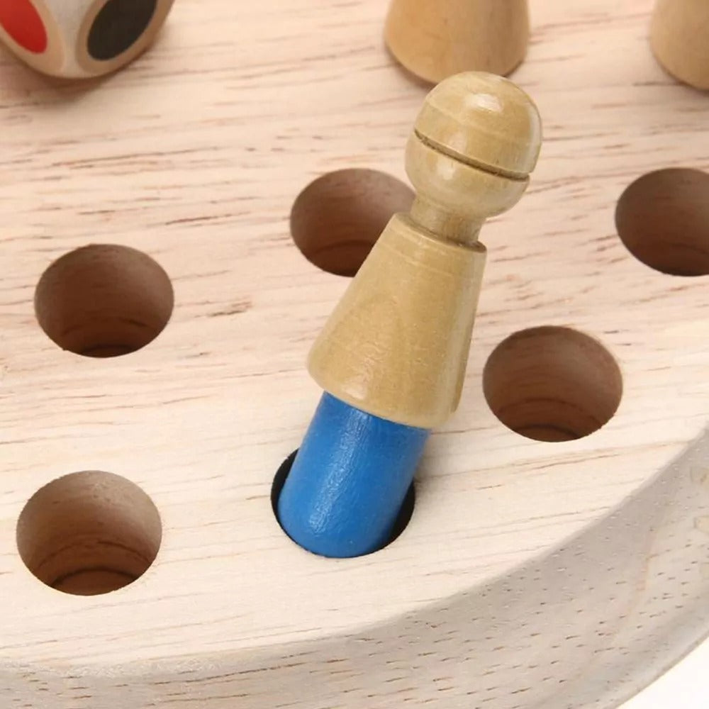 Wooden Memory Match Stick Game