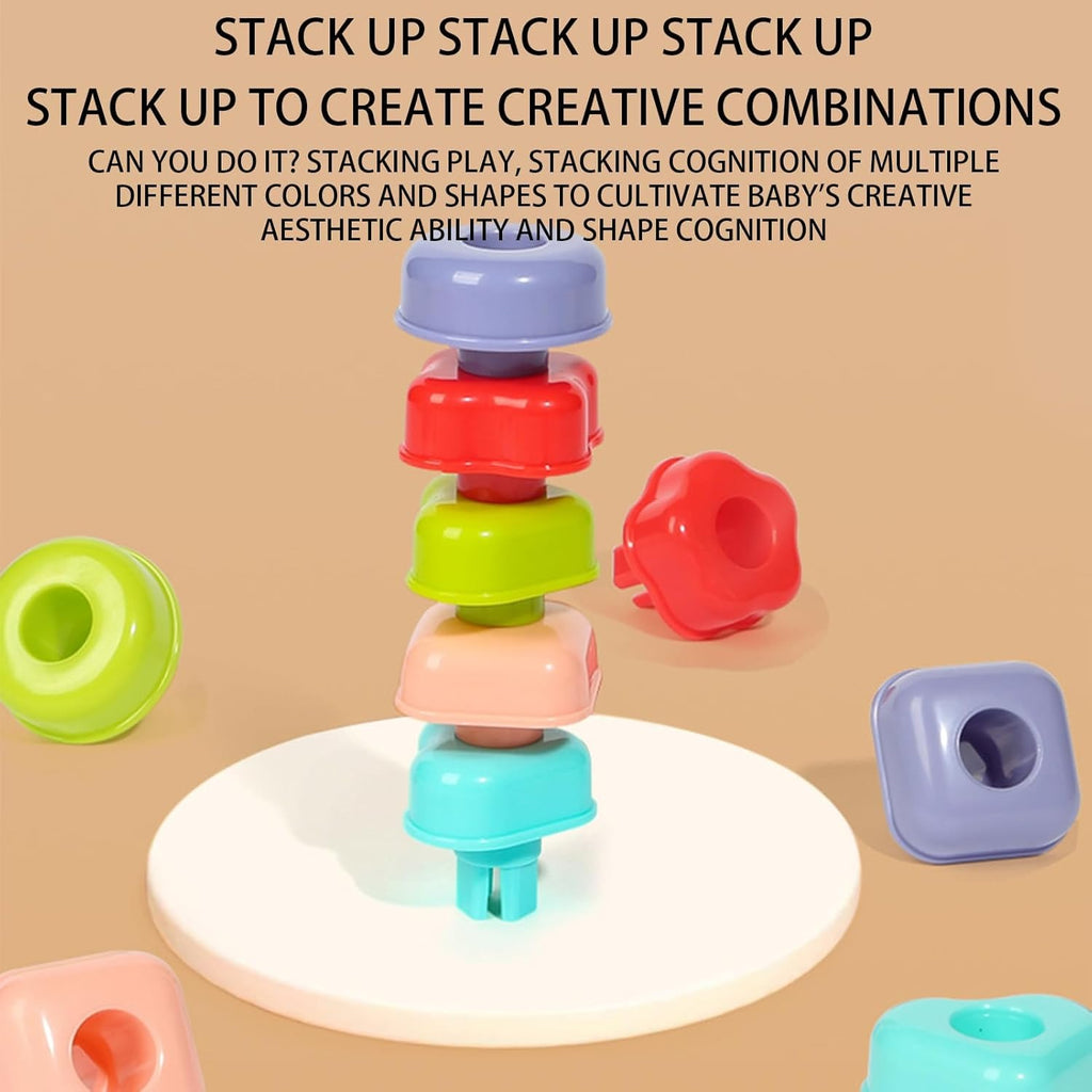 Flower Nails – Multifunctional Stacking & Shape Sorting Toy