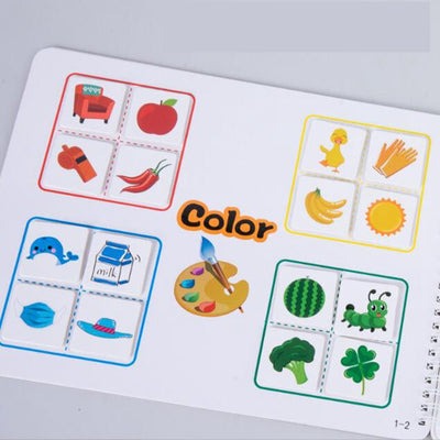 Interactive Quiet Activity Book – Early Learning Skill Builder for Kid