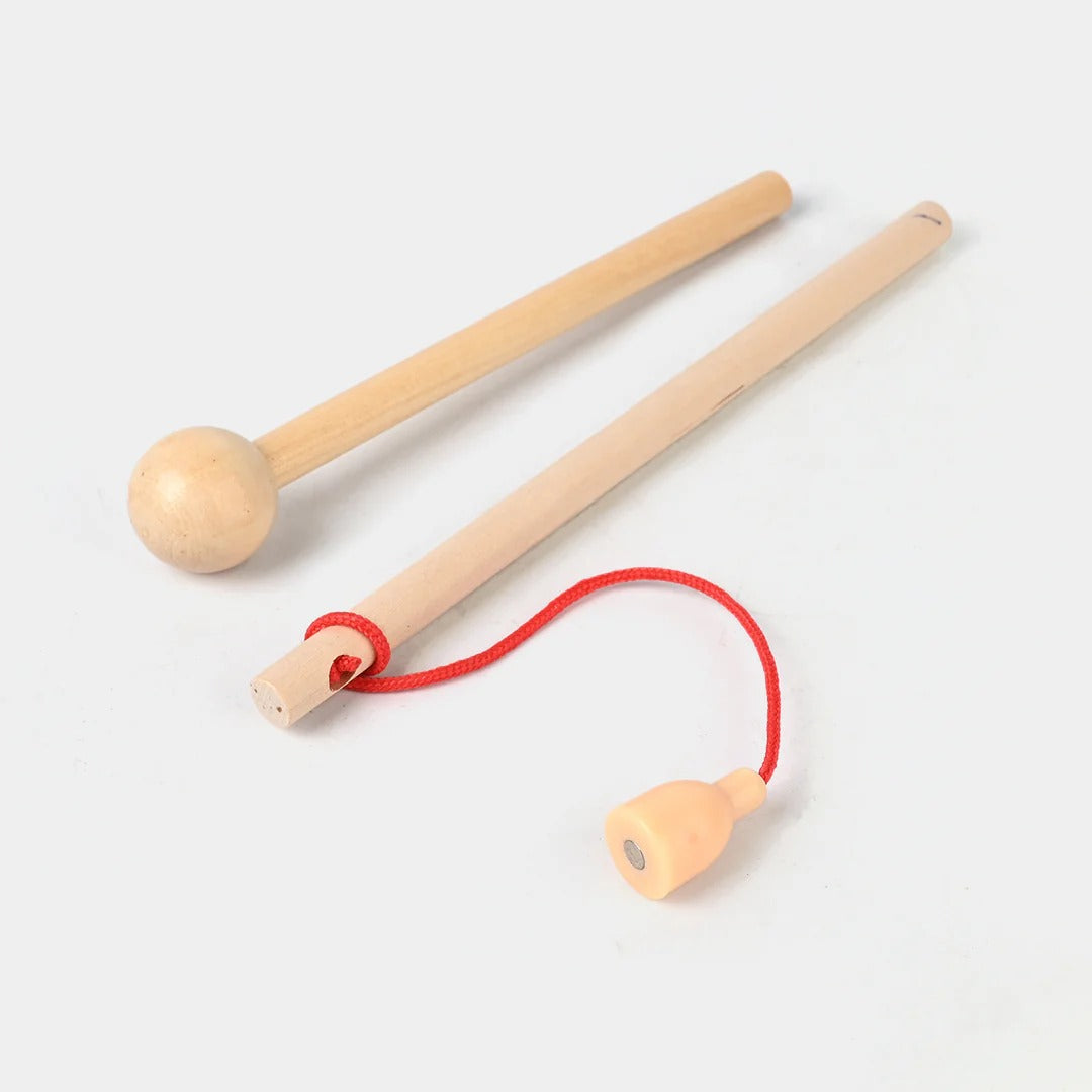 3-in-1 Wooden Montessori Playset – Sorting, Fishing & Xylophone