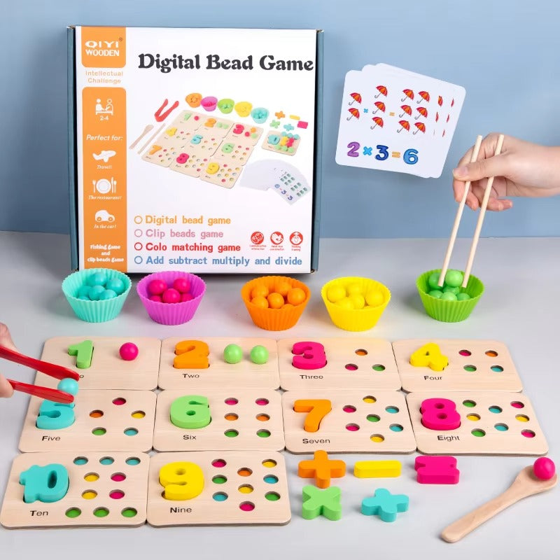 Digital Wooden Bead Game – Learn Numbers the Fun Way!