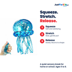 NeeDoh jellyfish squishy: squeeze, stretch and release