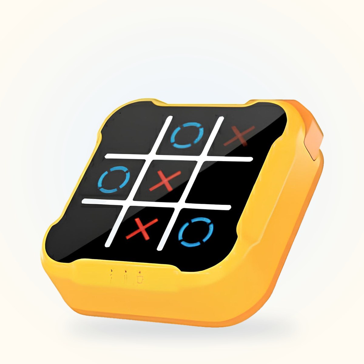 3 in 1 Electronic Tic Tac Toe Puzzle Game (Yellow/Blue/Orange)( Assorted Colors)