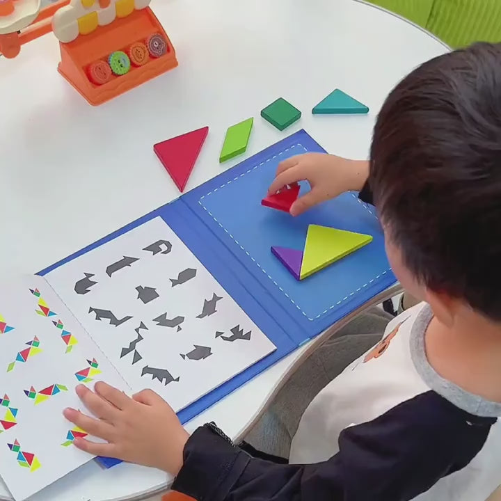 Magnetic Tangram (7 pcs) - Educational Toys