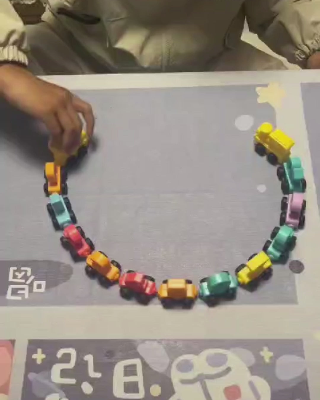 Magnetic Digital Train Toy For Kids