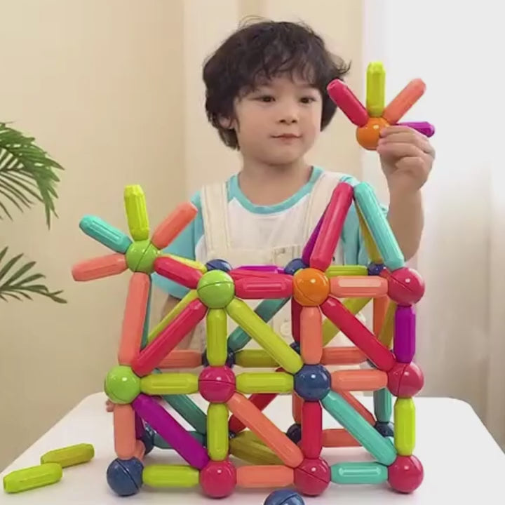 Magnetic Building Blocks – STEM Educational Toy