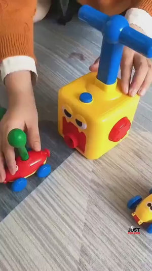 Air Pressure Balloon Powered Car Toy Set video preview 1