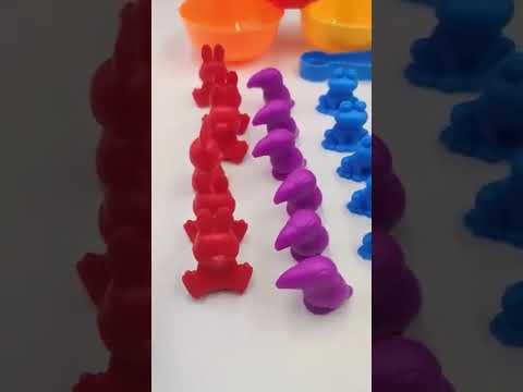 Colorful Sort Counting Bears with Matching Cups